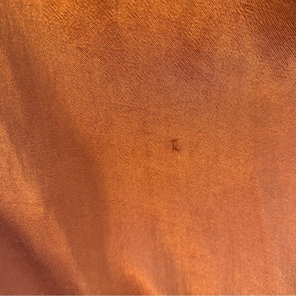 Raquel Allegra “Lauren” Blouse, Cognac, Size S, NWT Sample - Picture 8 of 10
